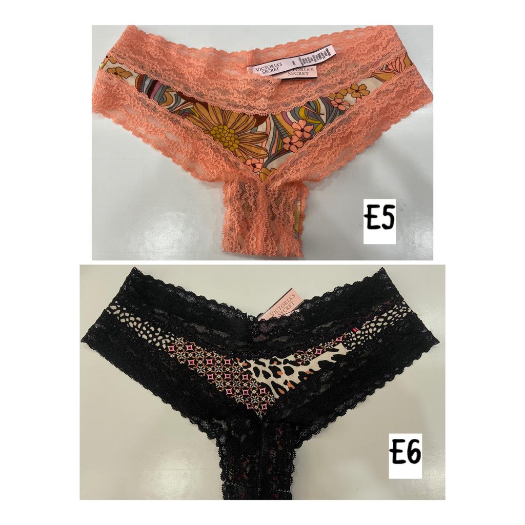 VICTORIA SECRET VS PANTIES - CHEEKY &amp; THONGS STYLE [SIZE XS] / Celana Dalam Wanita