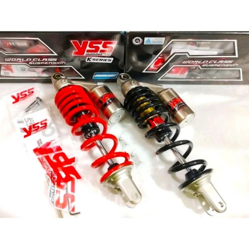 SHOCK YSS NEW K SERIES VARIO 125 150 SCOOPY BLACK RED 330 mm ORIGINAL     not g plus c euro rcb ktc 