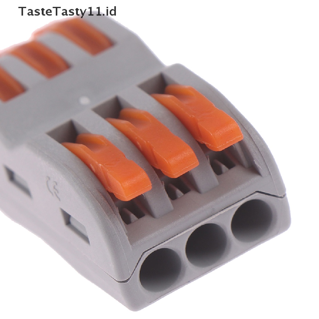 (TasteTasty) Spl-1 2 3 Way Terminal Block Konektor Kabel Listrik Reusable