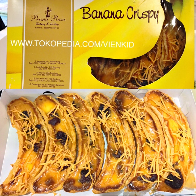 nama unik pisang crispy PISANG BANANA CRISPY KEJU KUE BROWNIES PRIMARASA PRIMA 