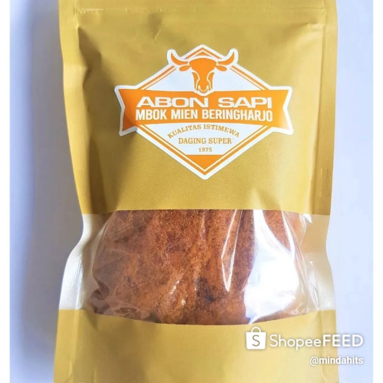 

Abon Sapi Mbok Mien Beringharjo-Jogja | Single Pack Vacum | Original Premium |250 Gr