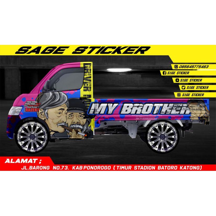 decal mobil pick up GRANDMAX