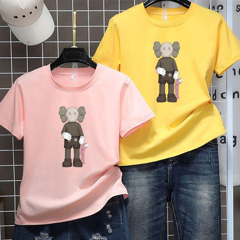  Kaos  T Shirt Model Lengan Pendek Print Huruf KAWS Uniqlo  