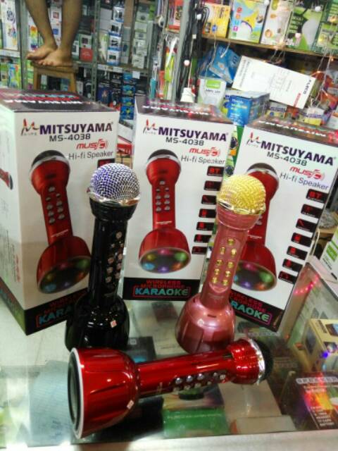 MIC SMULE MIC WIRELESS MIC BLUETOOTH KARAOKE PORTABLE