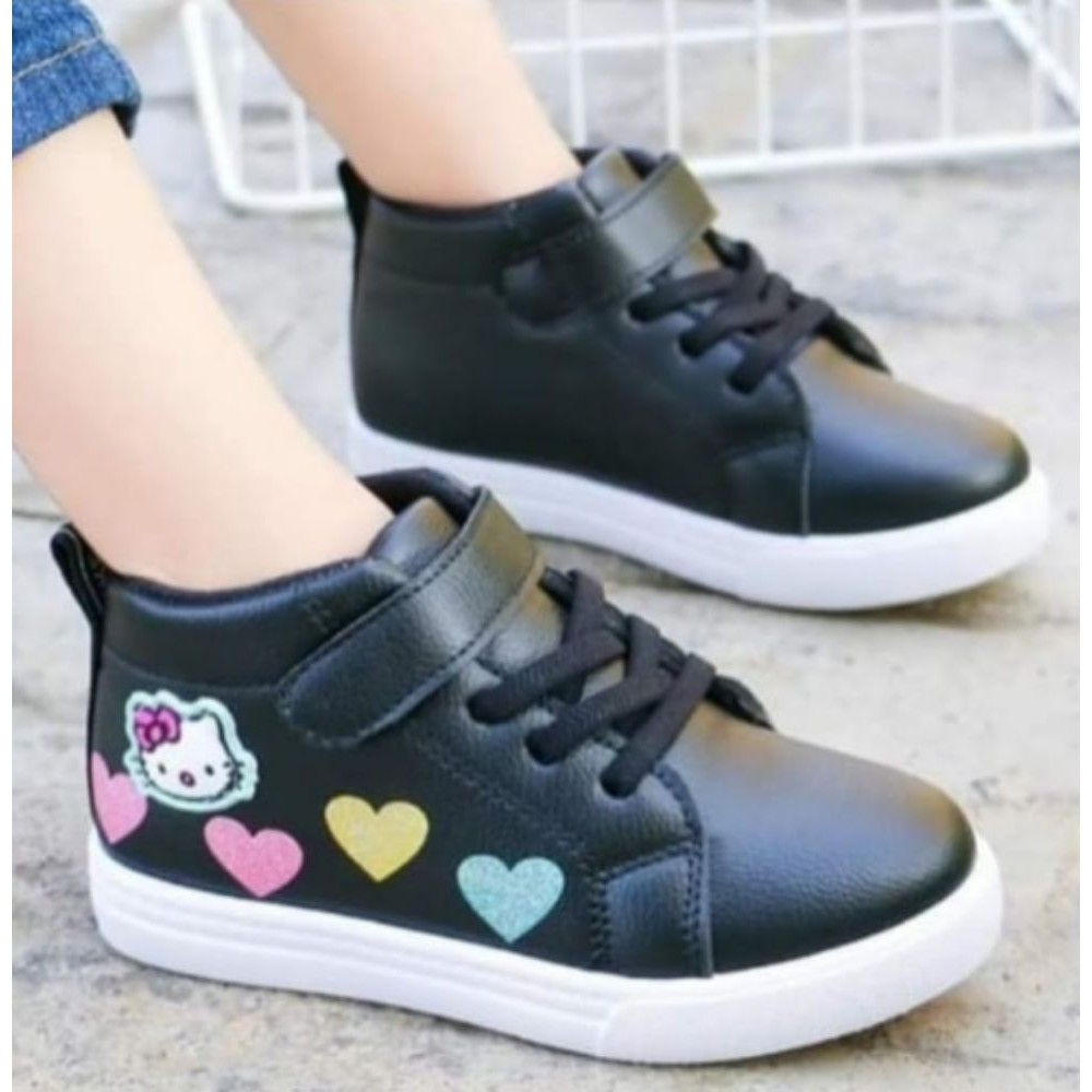 Sepatu sneaker anak tk perempuan model boot