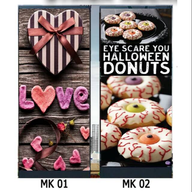 Wallpaper kulkas 2 pintu