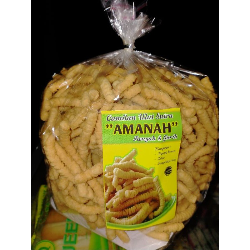 

Camilan Ulat Sutra Kemasan 500 gram