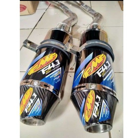 Knalpot CRF 150 R  FMF F4 CARBON FULLSET , FULL LAS