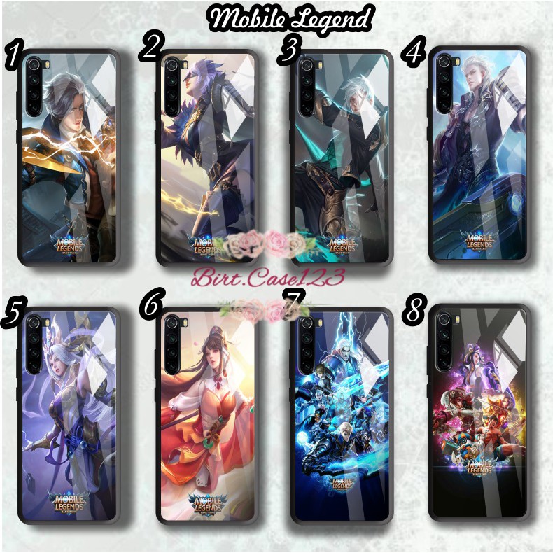 back case glass MOBILE LEGEND Iphone 5 6 6s 6+ 6s+ 7 7s 7+ 8 8+ Se 2020 X Xs Xr 11 12 Pro Max BC5331