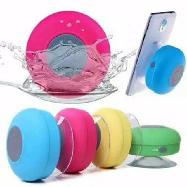 PROMO speaker waterproof shower mini bluetooth speaker  bisa tempel di kaca dan tahan air