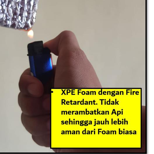 ➫ Aluminium Foil Atap, Peredam Panas Atap, Foam Insulation 8mm (METERAN) ❁