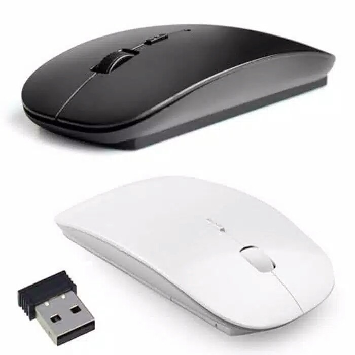 Trend-Mouse Wireless Tanpa Kabel Super Slim 4d USB 2 4 GHZ Optical Model PC Laptop Komputer