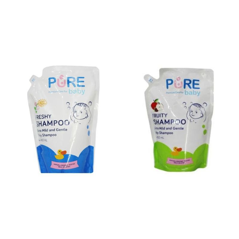 Pure Baby Shampoo Refill 450ml Fruity Freshy