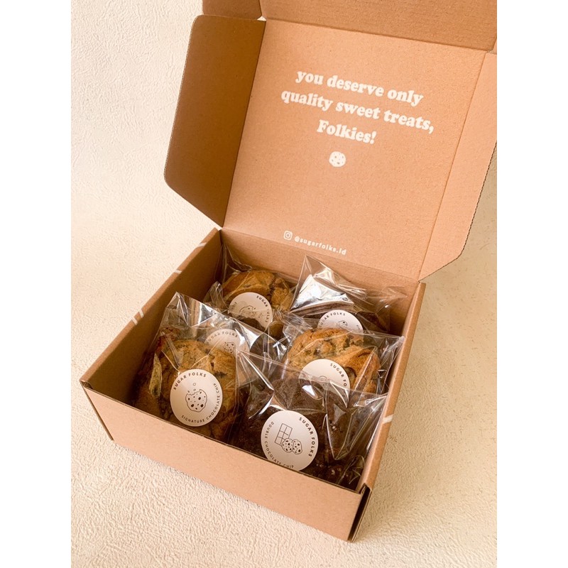 

Sugar Folks 6 Soft Cookies Box