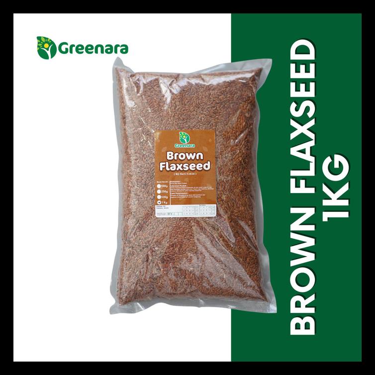 

NATURAL BROWN FLAXSEED 1KG BERKUALITAS