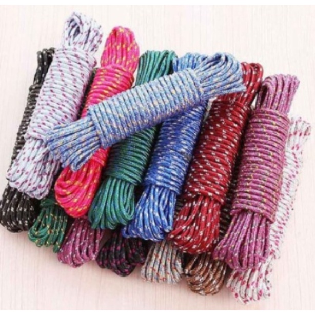 Tali Jemuran Nylon / Tali Jemuran Bahan Nylon 10M / TALI JEMURAN BAJU 10 METER TALI TAMBANG 10 METER SERBAGUNA TALI IKAT BARANG NILON LAUNDRY ROPE NYLON / Tali Jemuran Bahan Tambang 10 meter / Tali Jemuran Baju NILON 10 Meter-Tali Jemuran Nilon Panjang