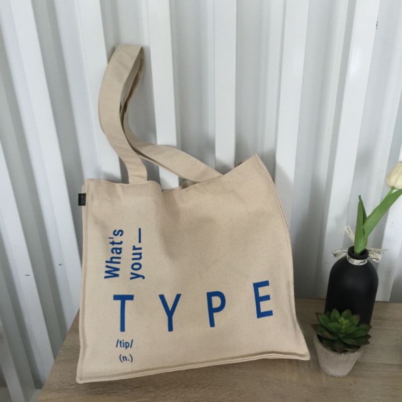 Image of TOTE BAG YOUR TYPE #1