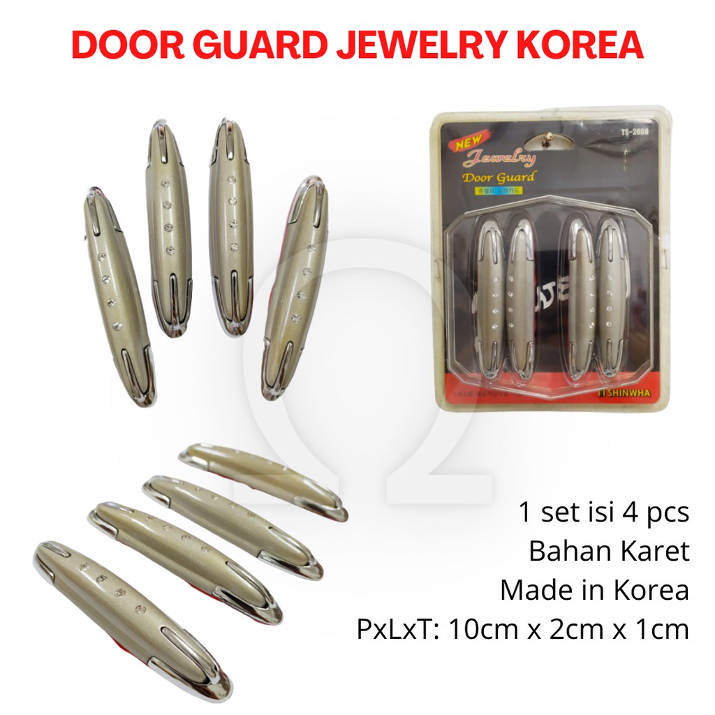 Door Guard Pelindung Pintu Mobil Karet Shinhwa Jewelry Korea Original