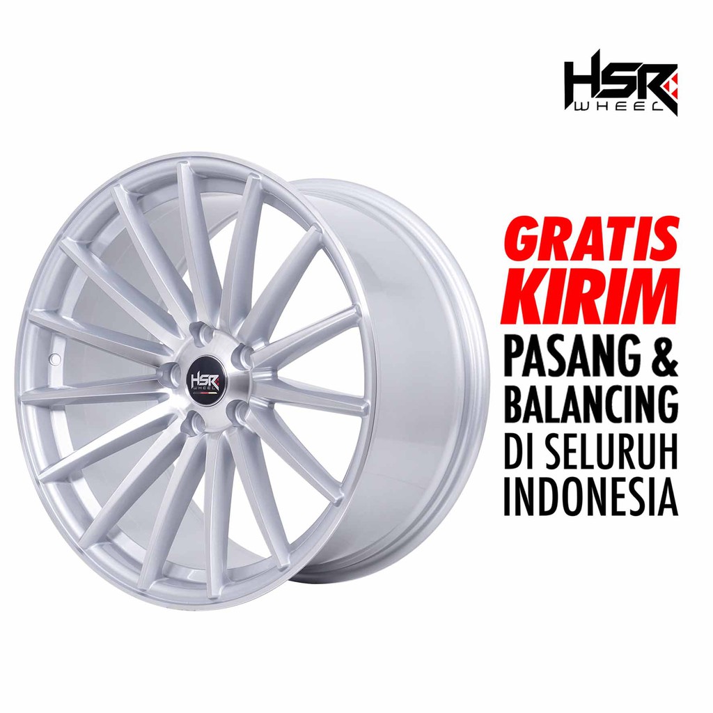 velg mobil ring 19 HSR TSUKUBA hole 5X112 ET45/40