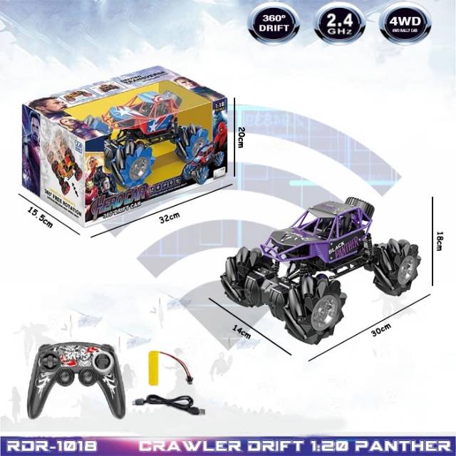 Mainan Anak Mobil Remote Control RC Drift Rock Crawler RDR1018