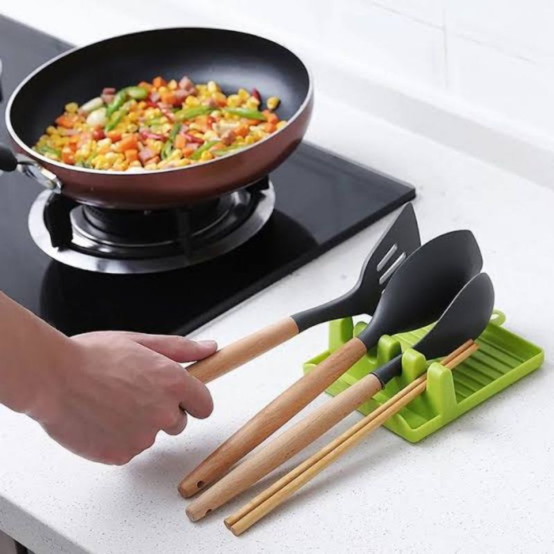 Tatakan Holder Spatula Alat Masak