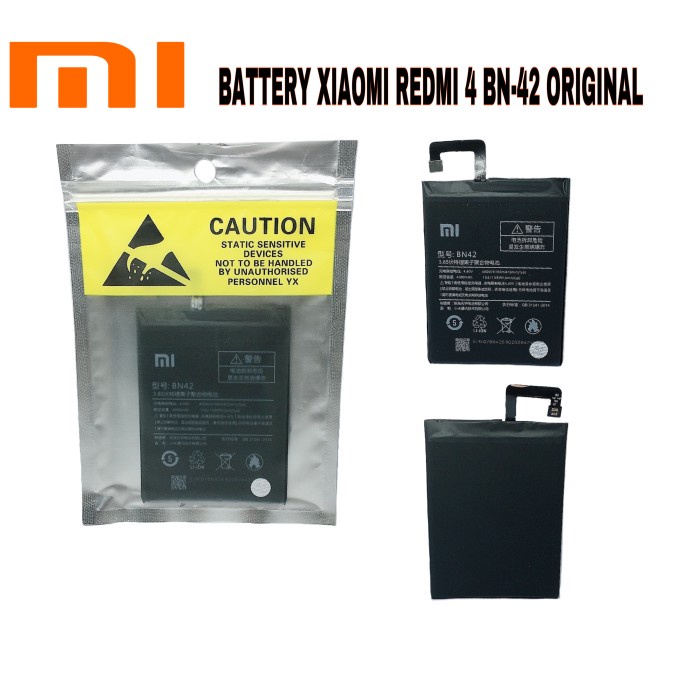 KAMERA BATERAI & CHARGER KAMERA BATERAI AC 796 BATTERY BATERAI XIAOMI REDMI 4 BN42 BN-42 ORIGINAL 99
