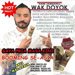 WAK DOYOK ORIGINAL / Cream Jambang Wak Doyok Asli