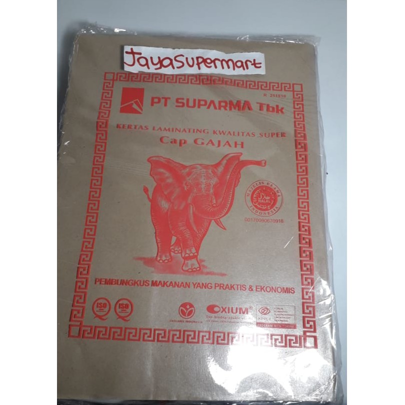 

Kertas Nasi Panjang Cap Gajah Pink 250 Lembar