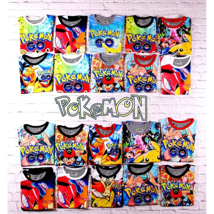 FURO Fullprint - Kaos Anak Kartun - RANDOM