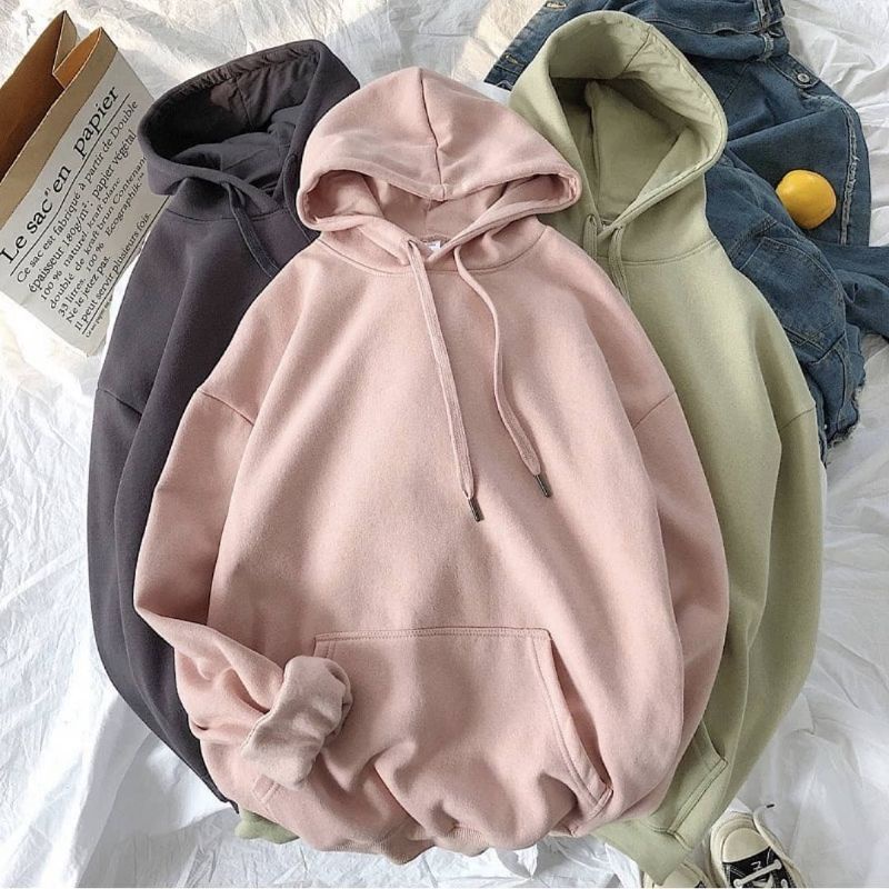 Sweater Hoodie Oversize Pria Wanita Big Size Jumbo M.L.XL.XXL Korean Style | Sweater Jaket Natural Hoodie Oversize