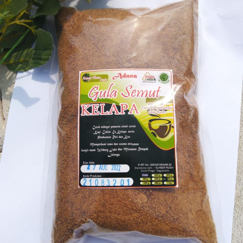 

Gula semut kelapa khas Jogja 100% alami tanpa penambahan gula putih 500gr