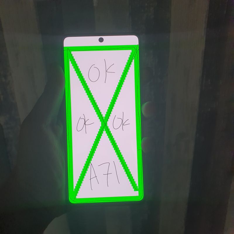 LCD Samsung A71 Original SEIN Copotan Normal No Minus