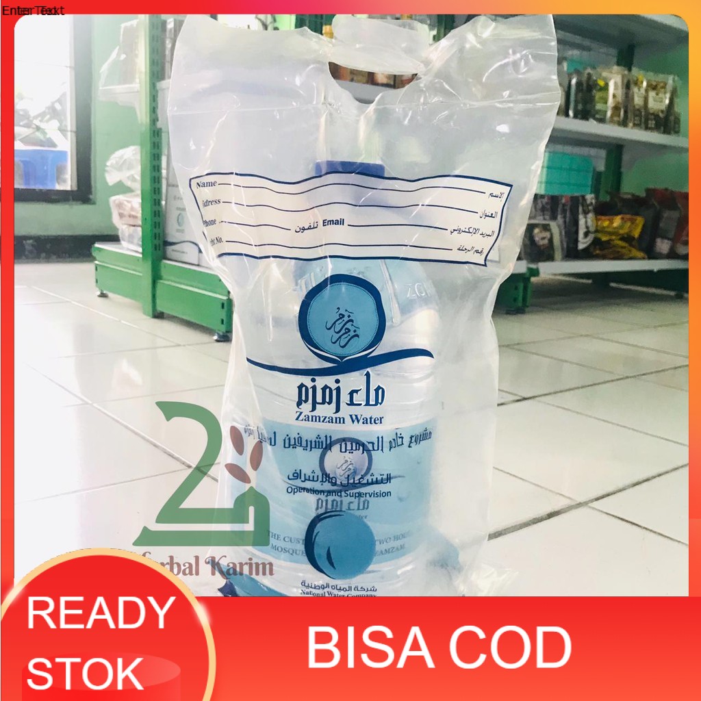 

Air zamzam asli 100% 5 liter zam zam Original