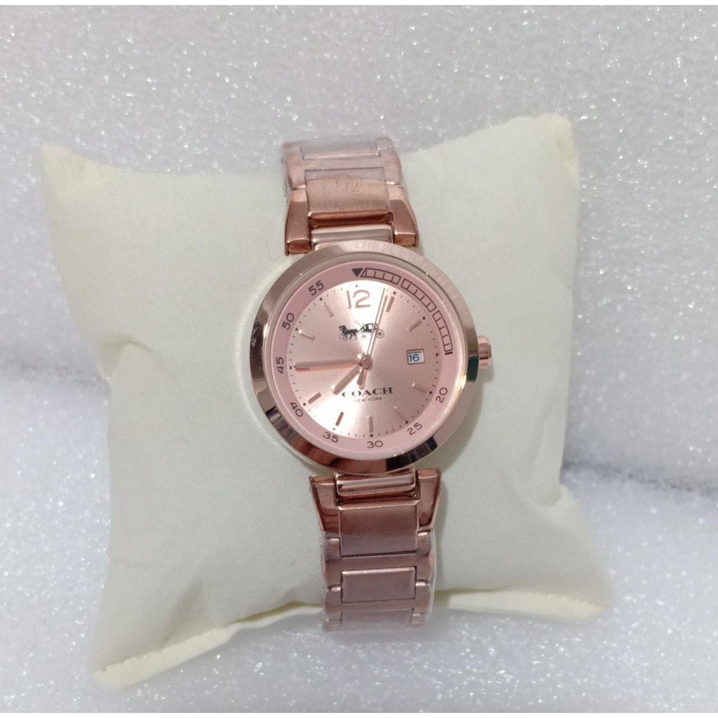 Coach Jam Tangan Wanita Women Watch Quartz Stainless Steel Ladies Fashion Watches