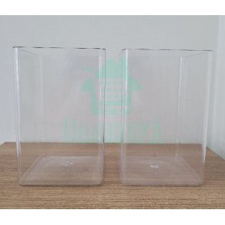 Toples Cupang akrilik 2Liter Toples Mika butterfly