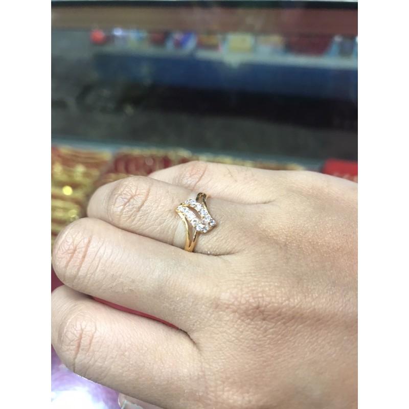 cincin keong mata (emas muda) {kdr-+30%} 1gram