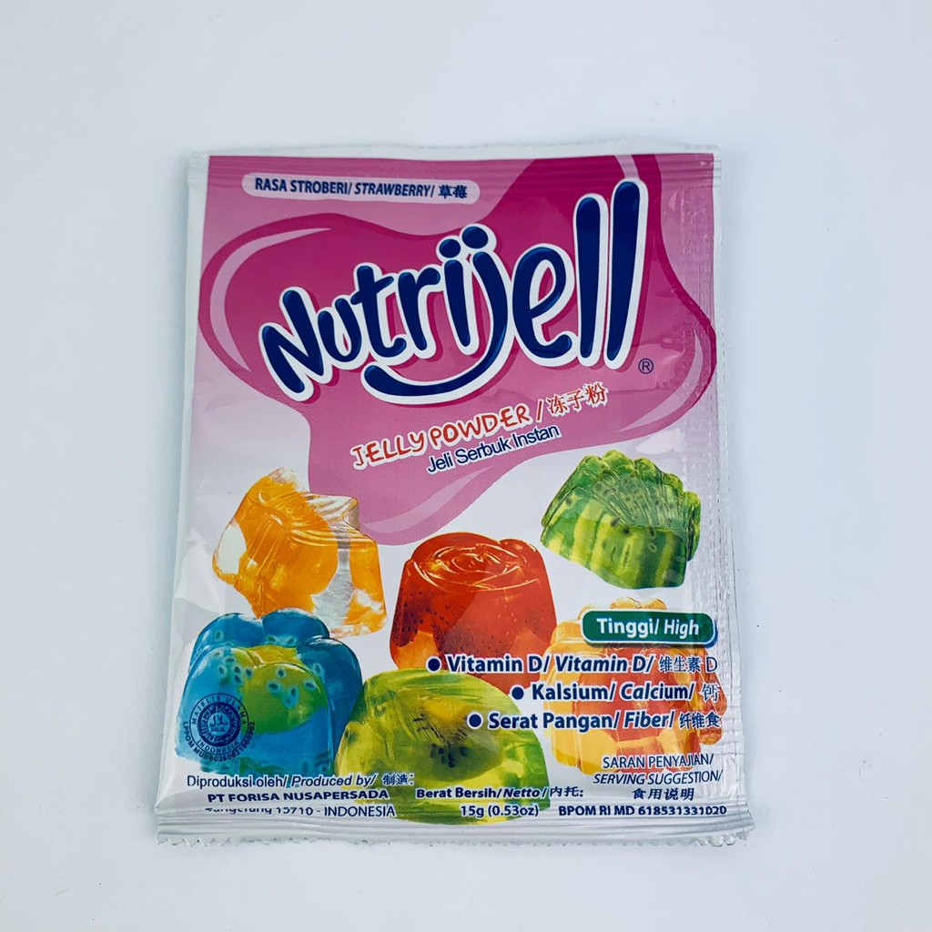 NUTRIJELL JELLY POWDER 5 VARIAN RASA15g