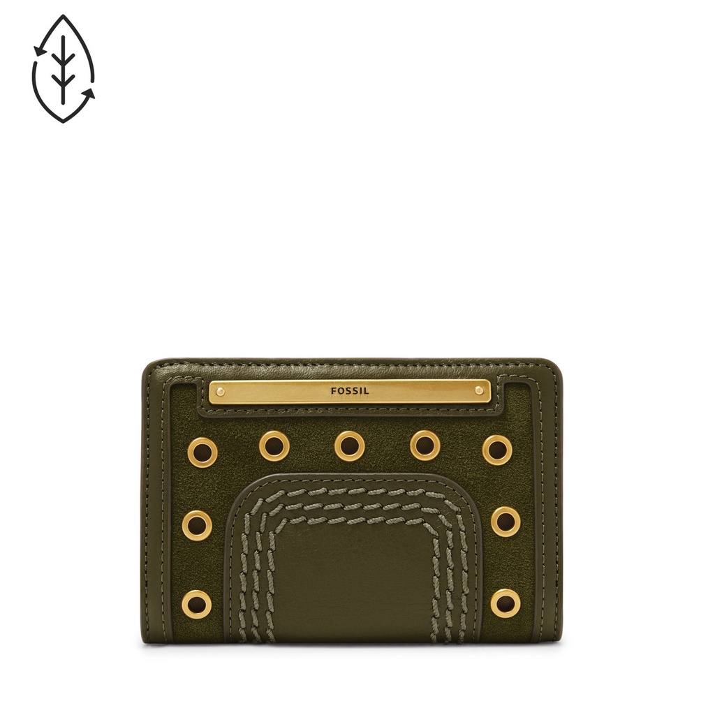 Fossil Liza Multifunction Green Moss Dompet Wanita - SL6502-376