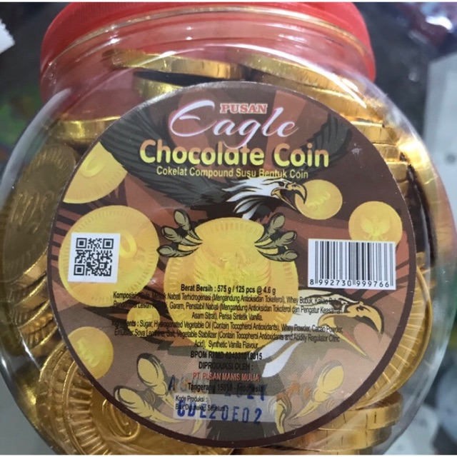 

Chocolate coin eagel 575 grm