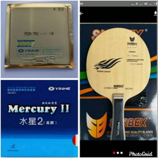 bet rakitan blade surbex tiger light ruber yinhe moon pro dan yinhe marcuri 2