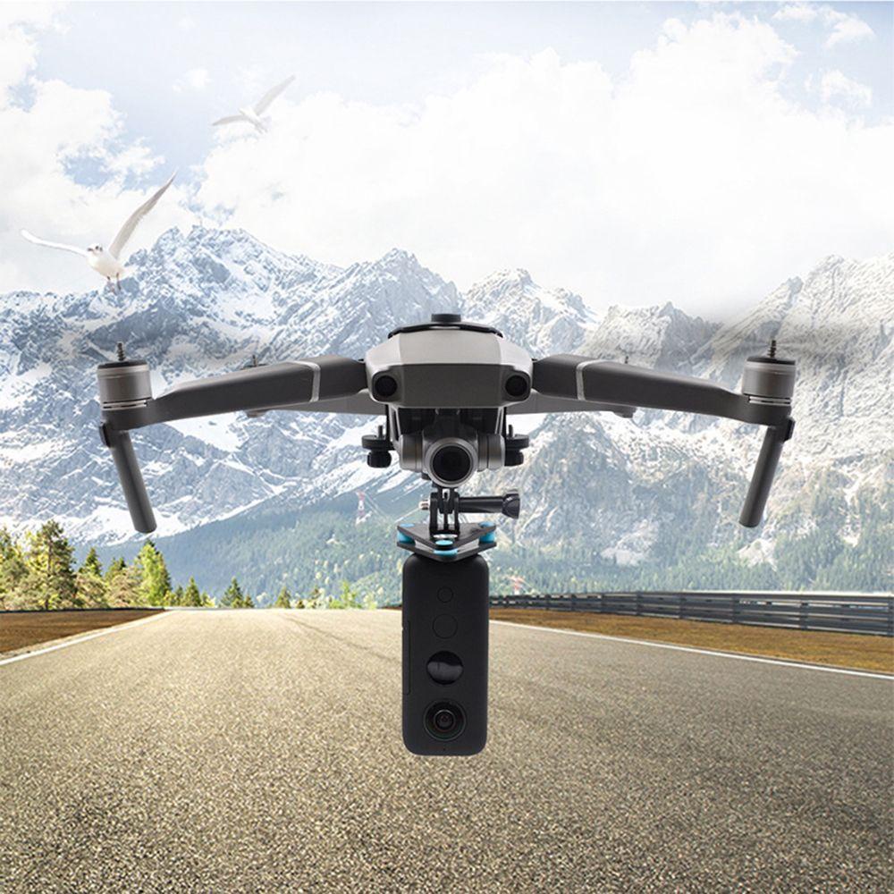 Top Untuk Transfer Bracket Ekstensi Kamera Action Panorama DJI Mavic2 Plastik Untuk GoPro/insta360/Action