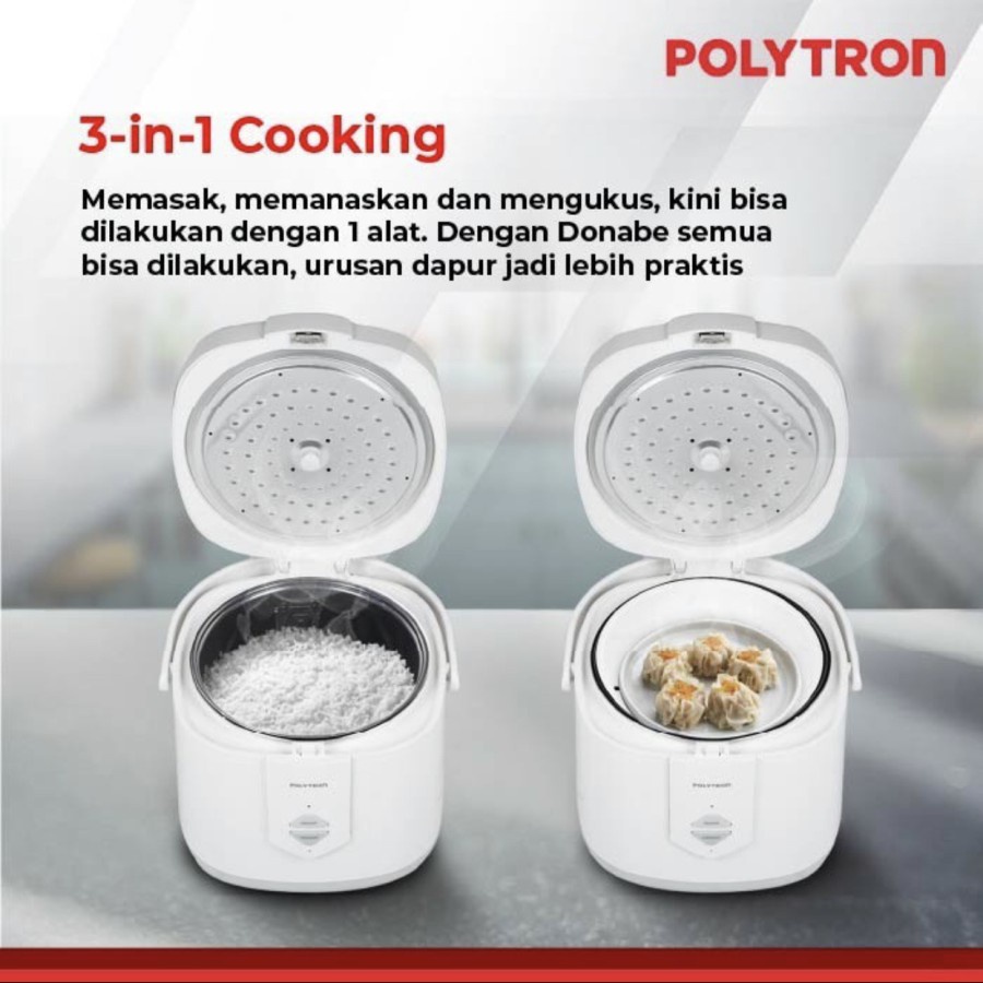 POLYTRON DONABE PRC 1201 - Rice Cooker 2 Liter