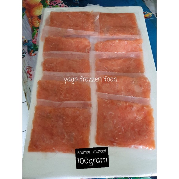 

Salmon Scrape A 100gram \ Salmon Minced 100gram