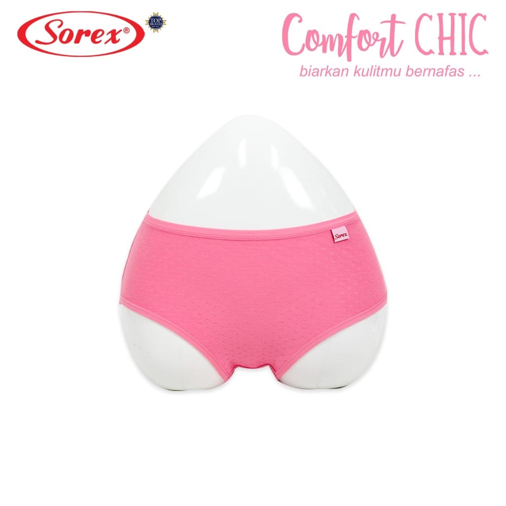 1 pcs Celana Dalam Wanita Sorex CD Basic Comfort Chic Adem Lembut Pori-pori CD 1260