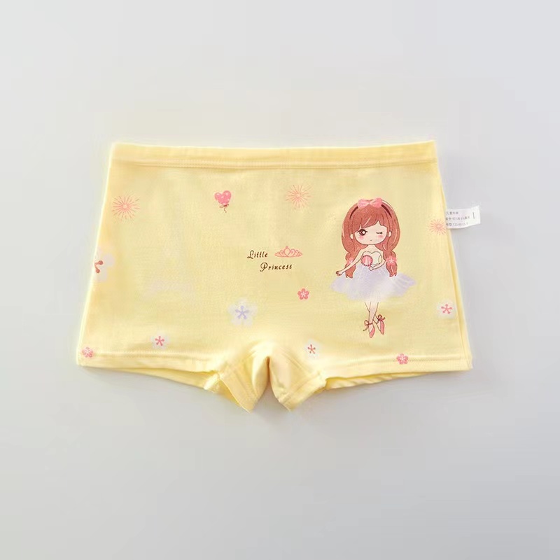 Celana dalam boxer anak perempuan lucu fairy fashion anak import-CD001 Kuning