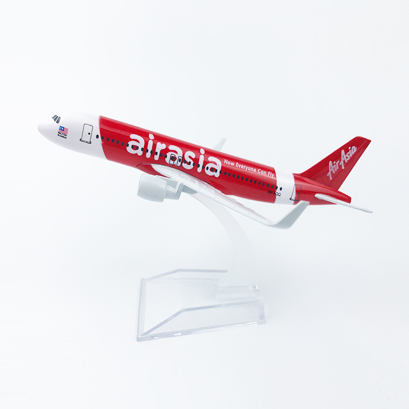 Mainan Model Pesawat Terbang Asia A320 Now Everyone Can Fly Airbus 320 Die Cast Metal 16CM