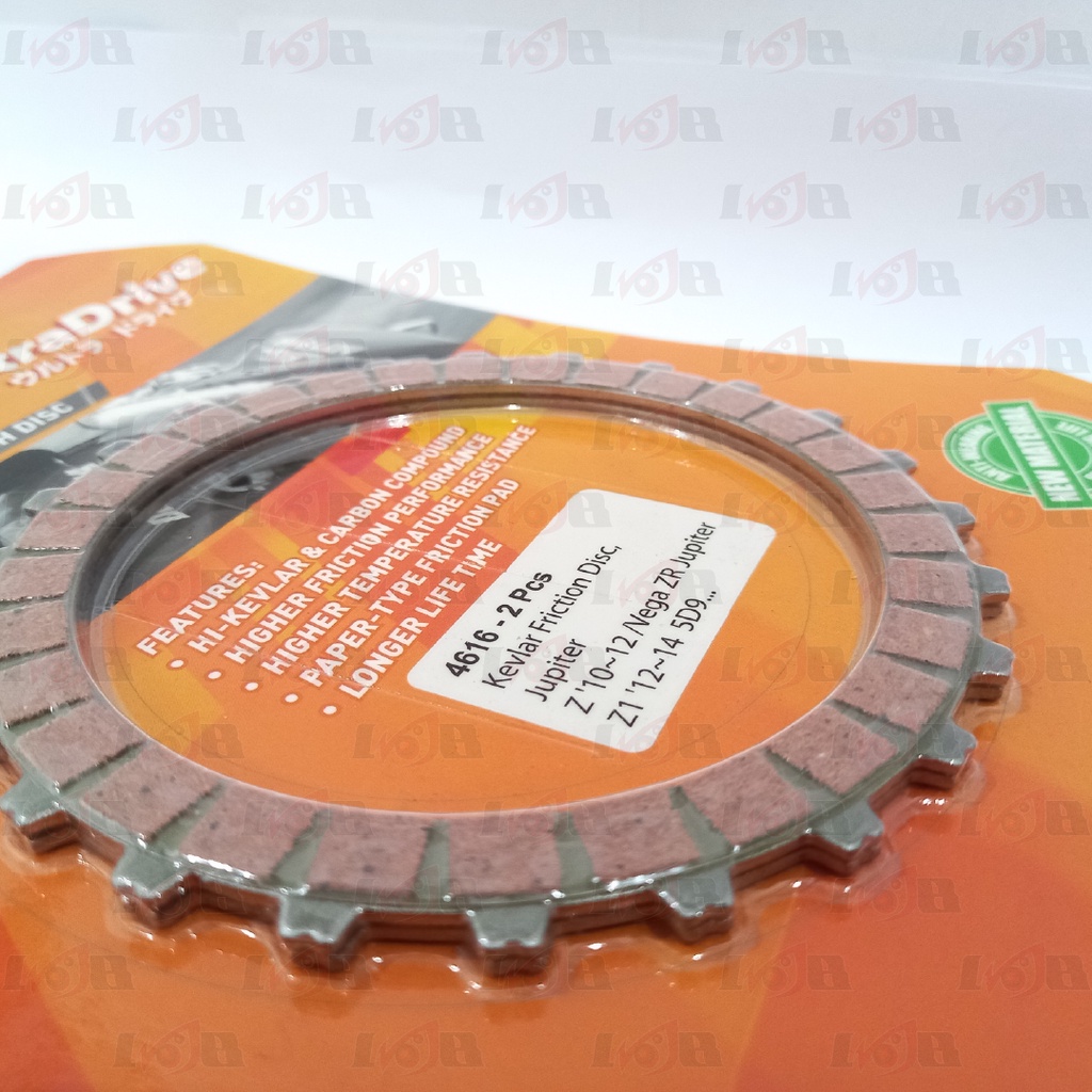 Daytona Kampas Plat Kopling Jupiter Z Vega R New 5D9 Clutch Racing Parts Yamaha Ultradrive 5 Lembar
