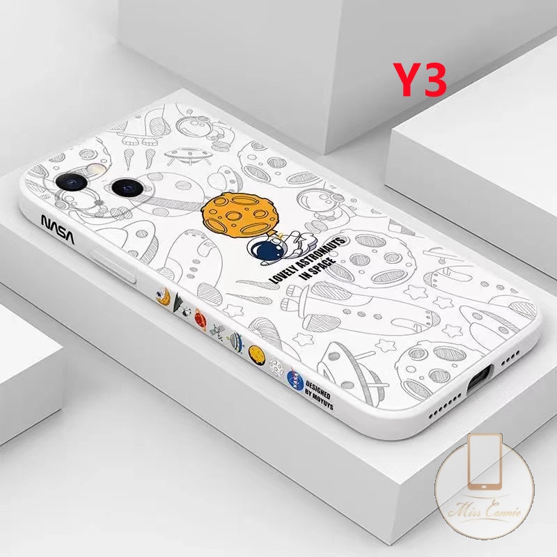 Case Motif Nasa Astronaut Untuk Infinix Hot 10 Play 11 Play 5 6 11 11s 9 Hot 10 Hot 10s Hot 10T Hot 10Lite Note8