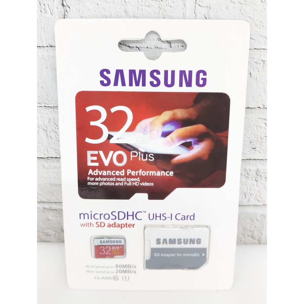 Memory Samsung Evo + Adaptor 2 / 4 / 8 / 16 / 32 / 64gb / MMC / Mirco SD