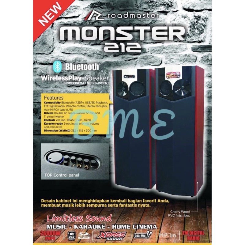 speaker aktif Roadmaster Monster 212 GOOD QUALITY
